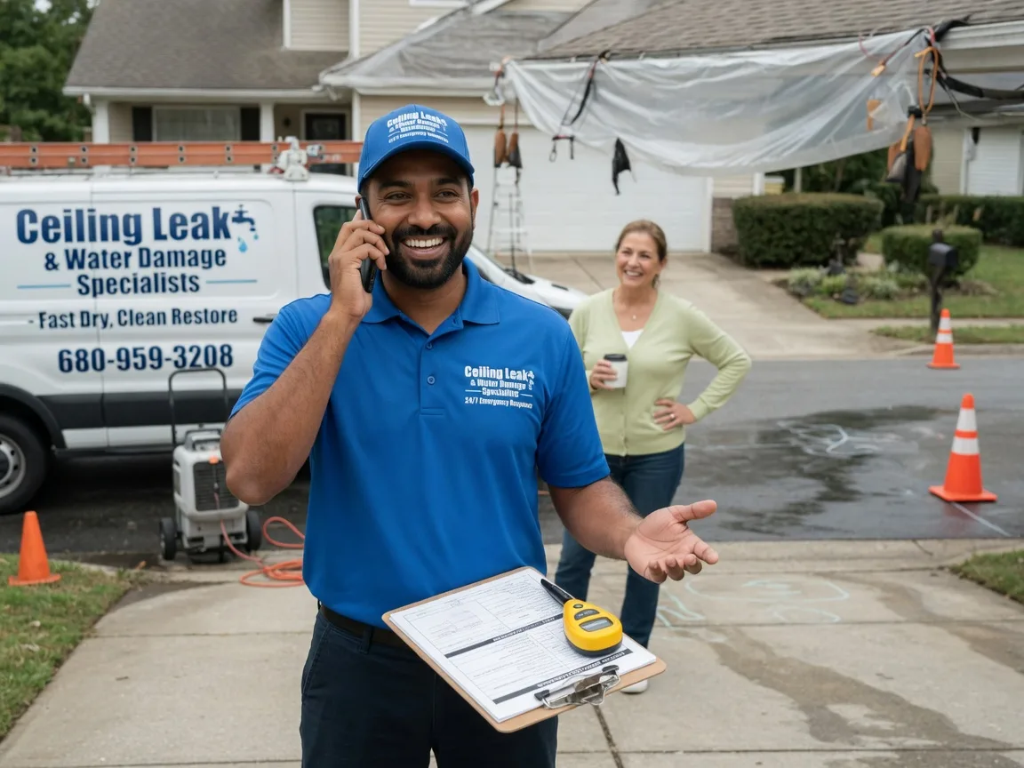 Ceiling Leak Cleanup Walker, IA FAQs
